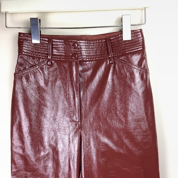 WILFRED ARITZIA FUNK VEGAN LEATHER PANTS - Picture 4 of 9